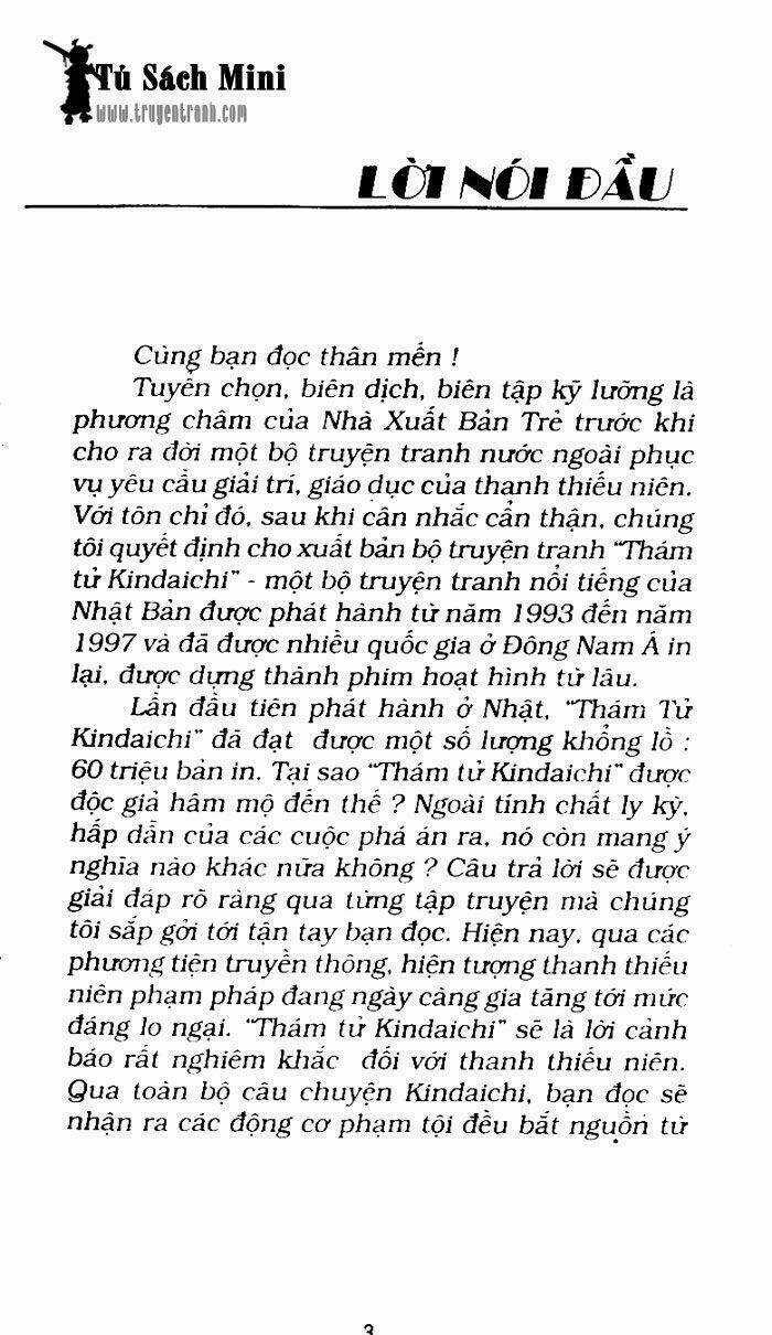 Thám Tử Kindaichi Chapter 1 trang 3