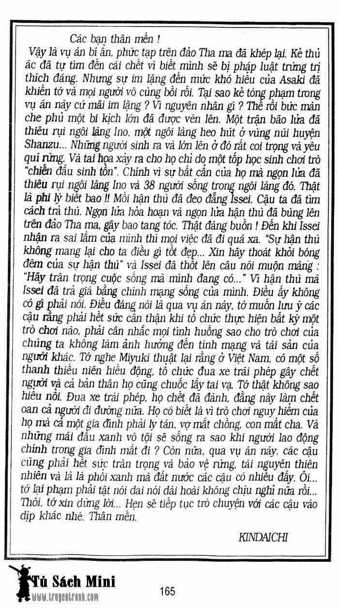 Thám Tử Kindaichi Chapter 132 trang 36