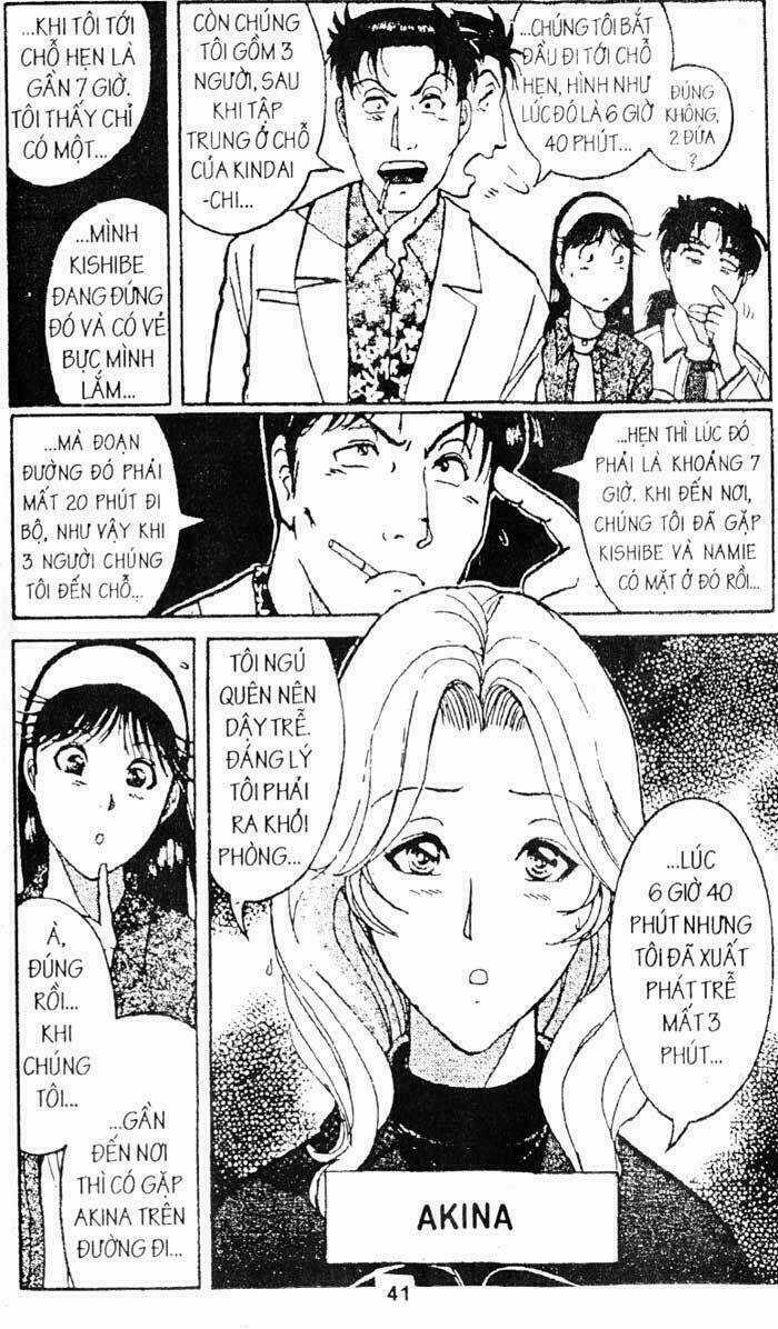 Thám Tử Kindaichi Chapter 133 trang 41