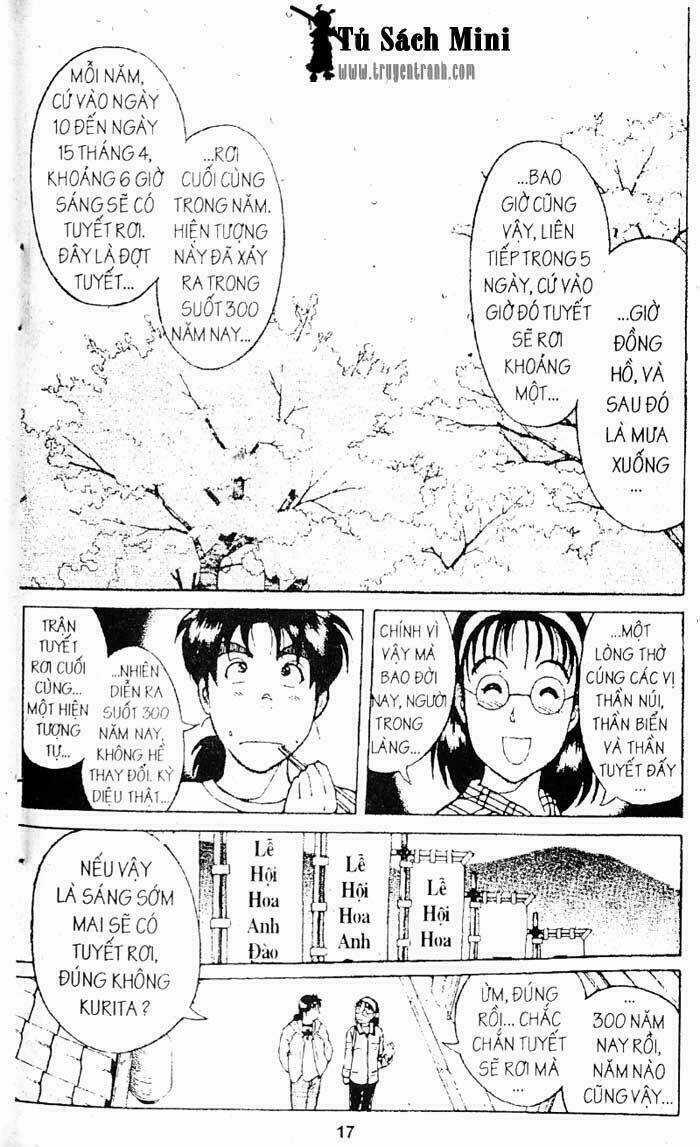 Thám Tử Kindaichi Chapter 141 trang 18