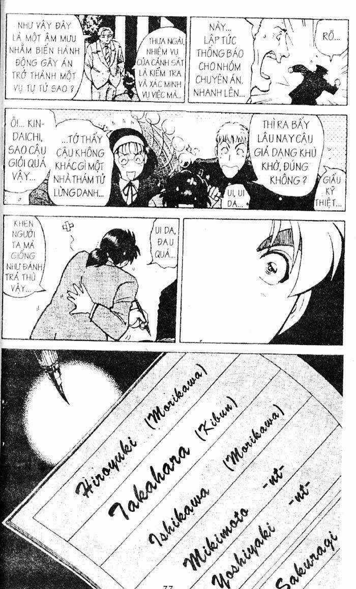 Thám Tử Kindaichi Chapter 142 trang 35