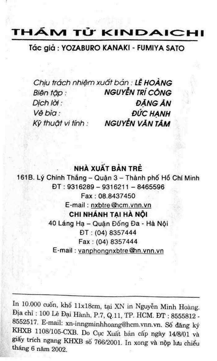 Thám Tử Kindaichi Chapter 161 trang 3