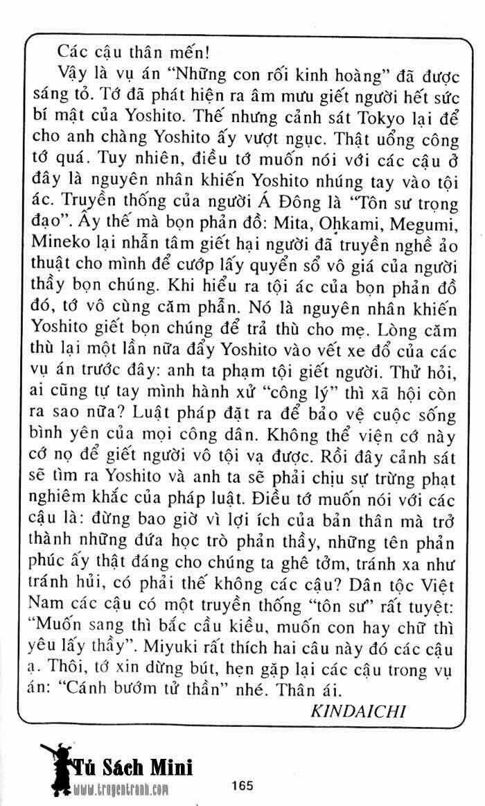 Thám Tử Kindaichi Chapter 164 trang 37