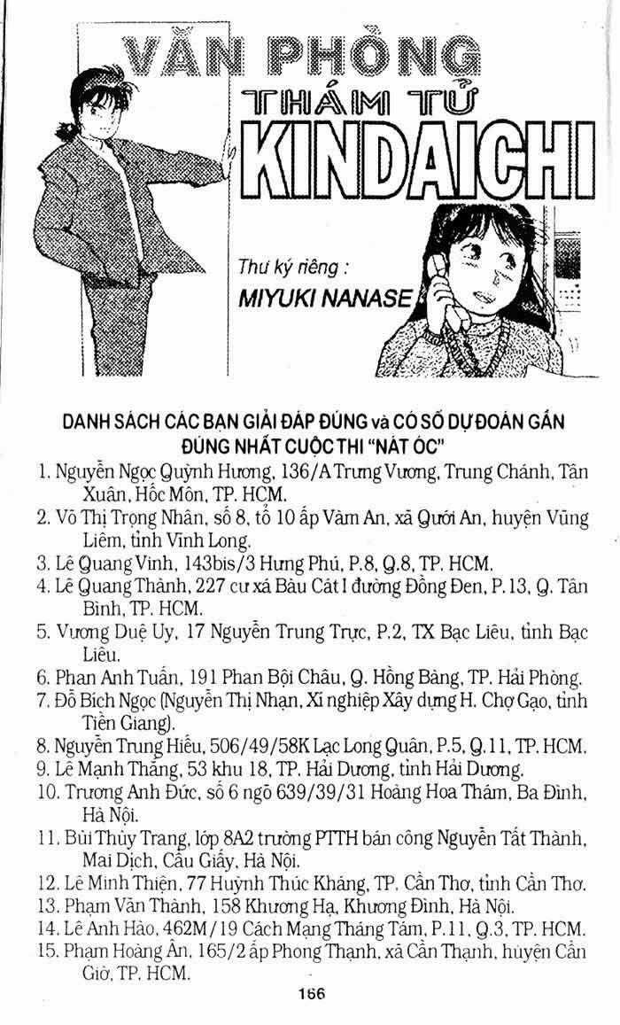 Thám Tử Kindaichi Chapter 164 trang 38
