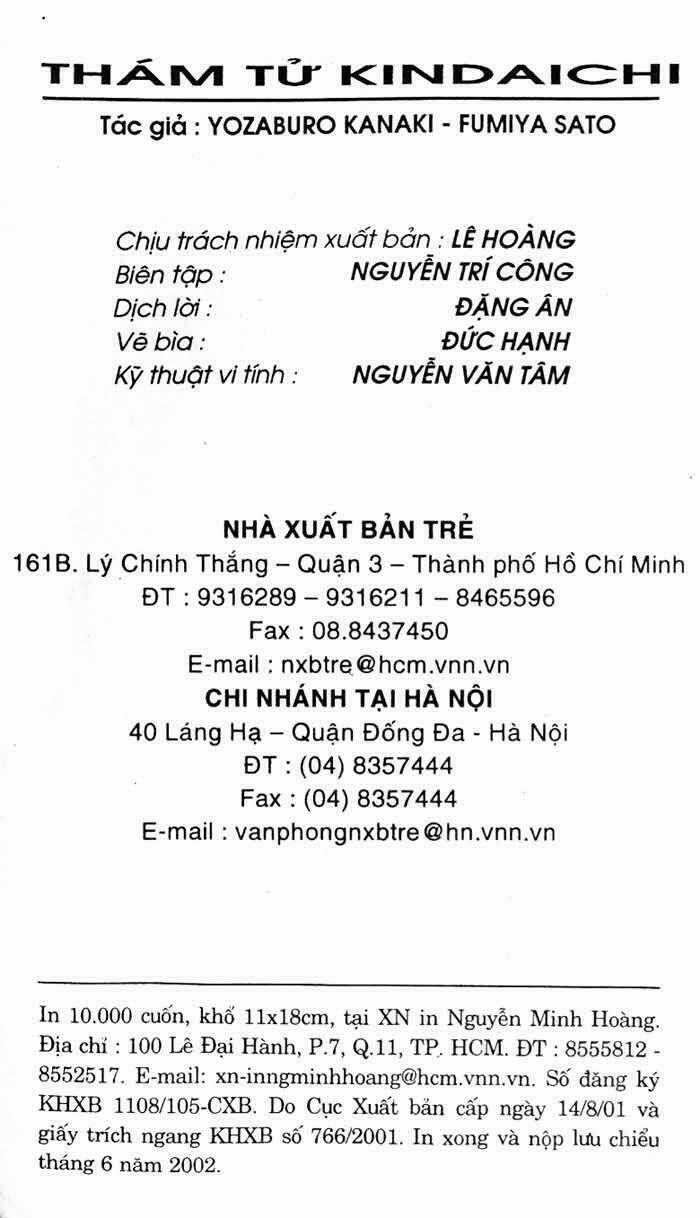 Thám Tử Kindaichi Chapter 165 trang 3