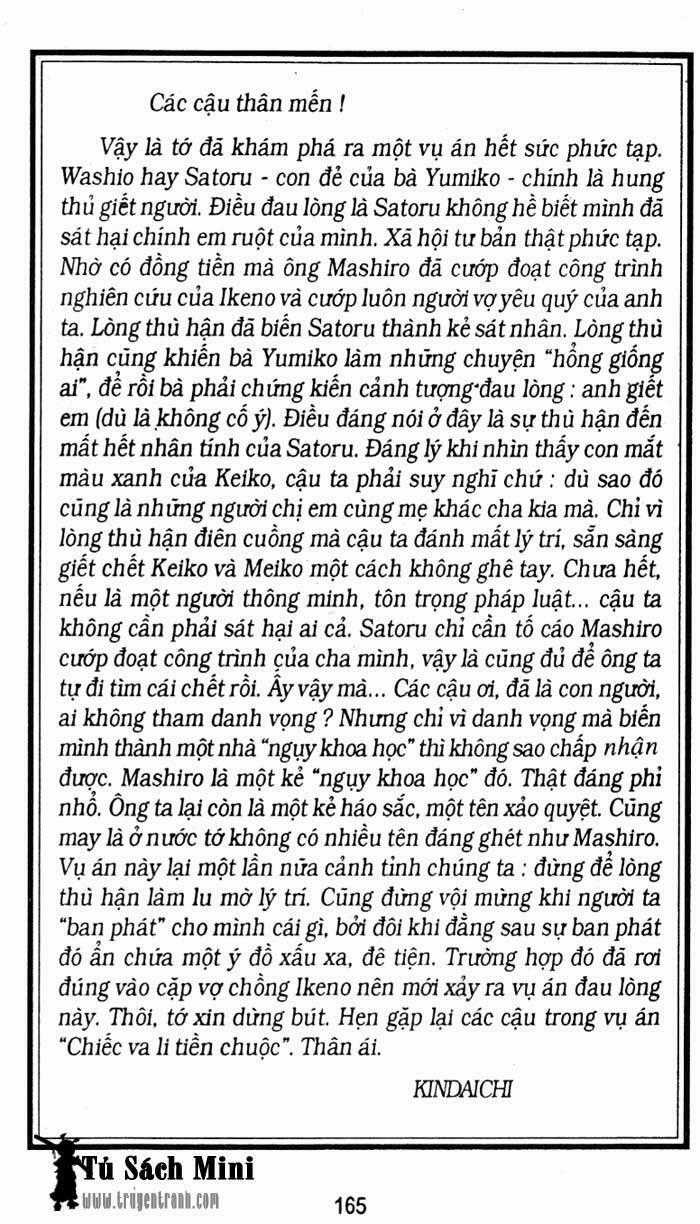 Thám Tử Kindaichi Chapter 168 trang 37