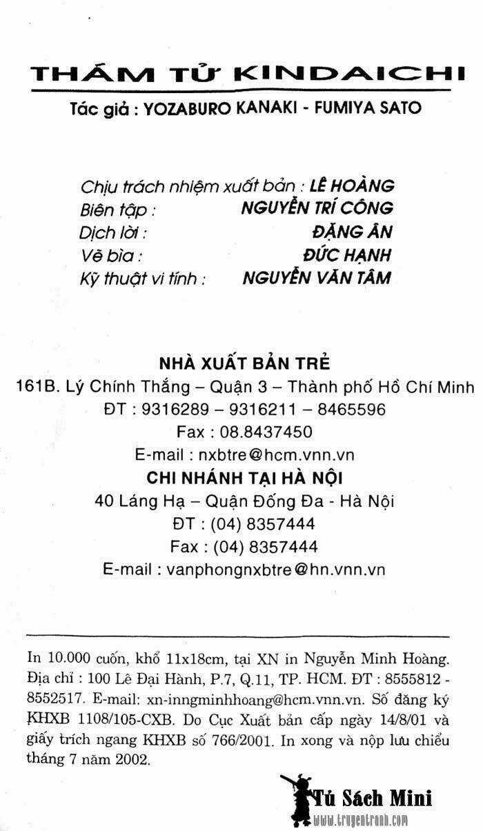 Thám Tử Kindaichi Chapter 169 trang 3