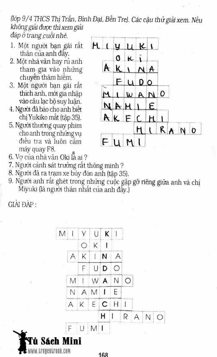 Thám Tử Kindaichi Chapter 172 trang 40