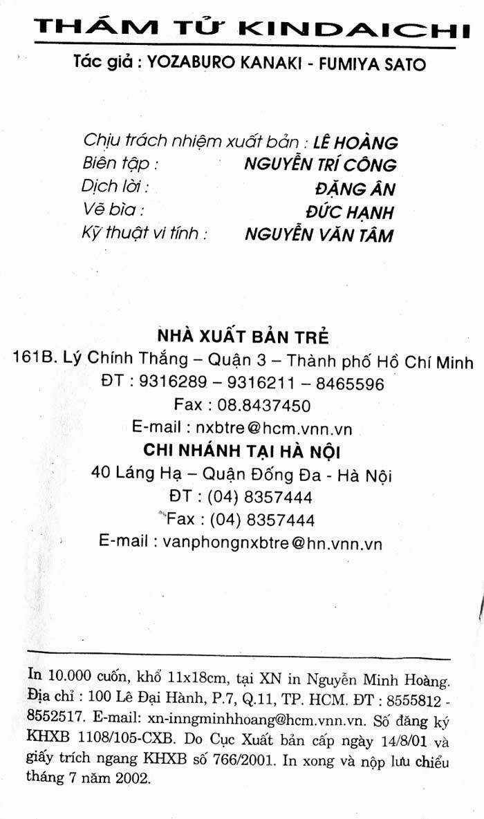 Thám Tử Kindaichi Chapter 181 trang 3
