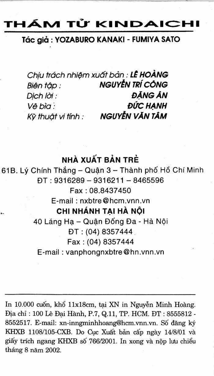 Thám Tử Kindaichi Chapter 189 trang 3