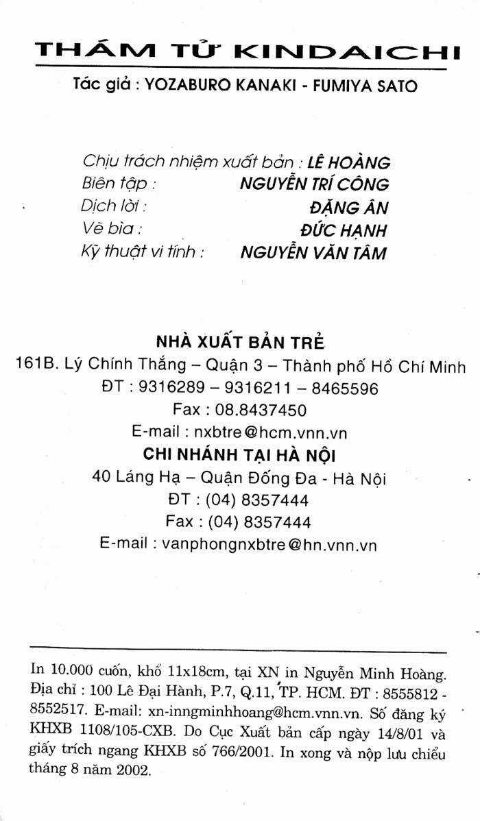 Thám Tử Kindaichi Chapter 193 trang 3