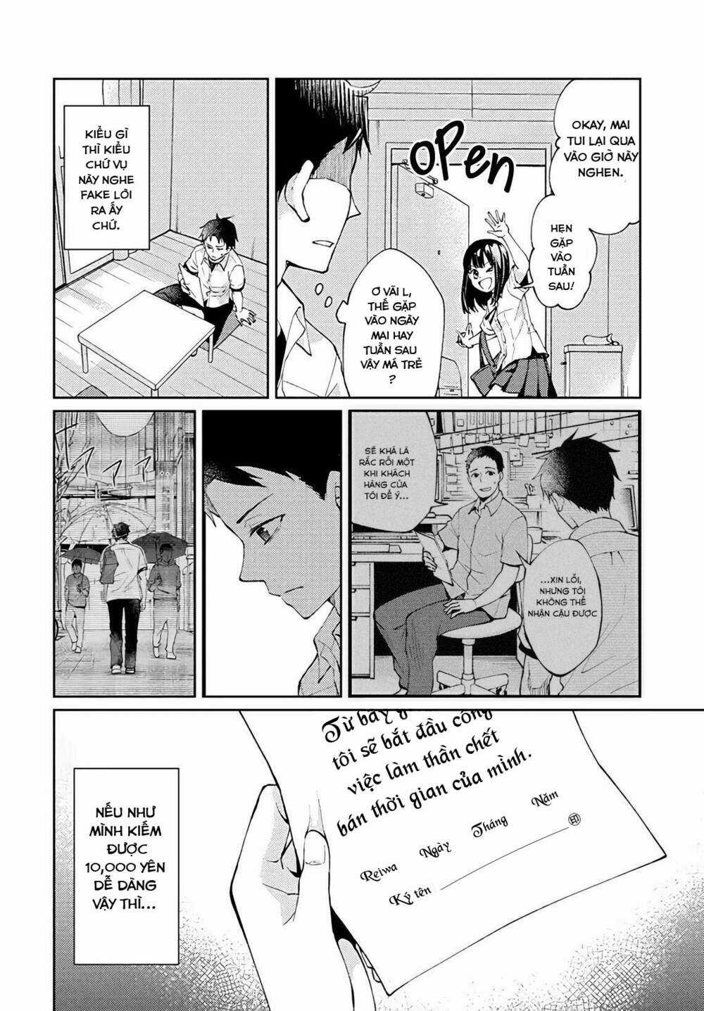 Thần Chết Làm Thêm 300 Yên/Giờ Chapter 1.1 trang 26