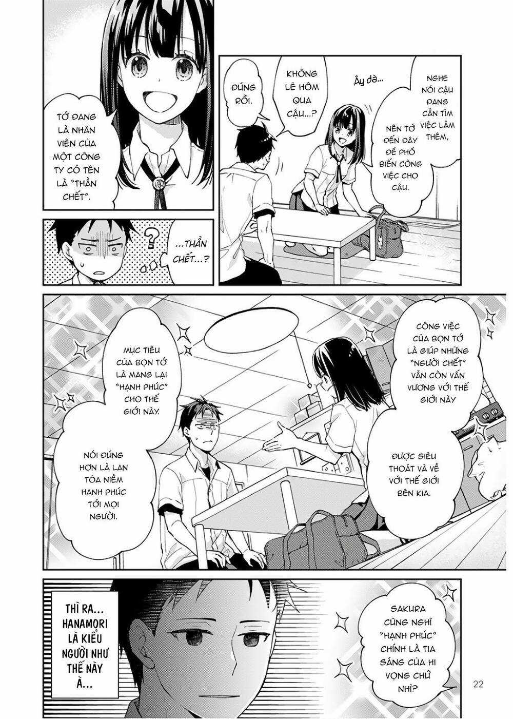 Thần Chết Làm Thêm 300 Yên Một Giờ Chapter 1 trang 18