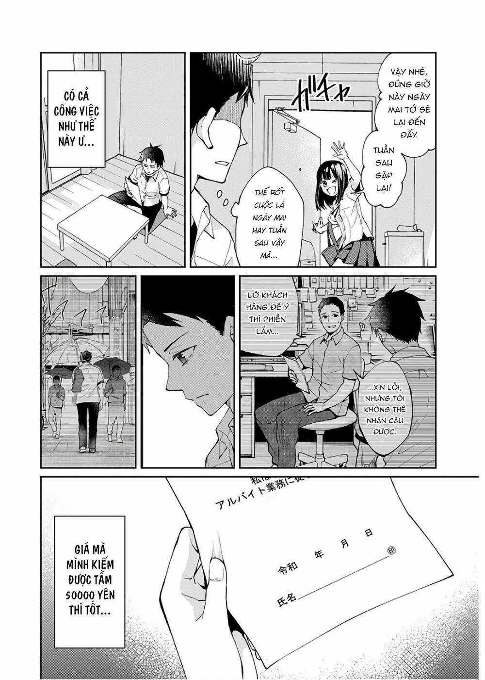 Thần Chết Làm Thêm 300 Yên Một Giờ Chapter 1 trang 22