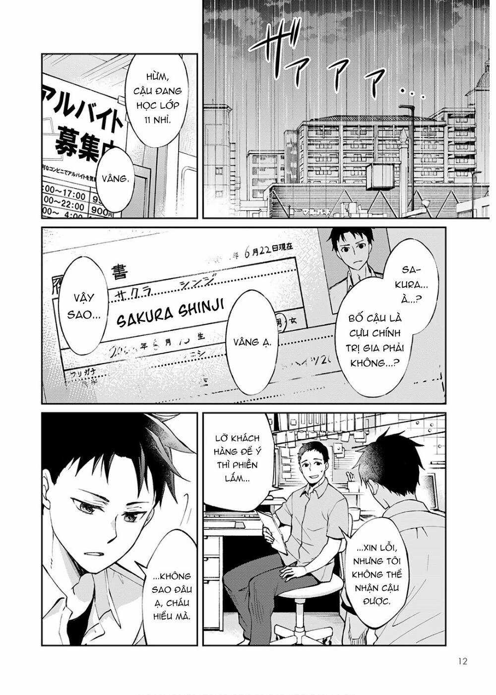 Thần Chết Làm Thêm 300 Yên Một Giờ Chapter 1 trang 8