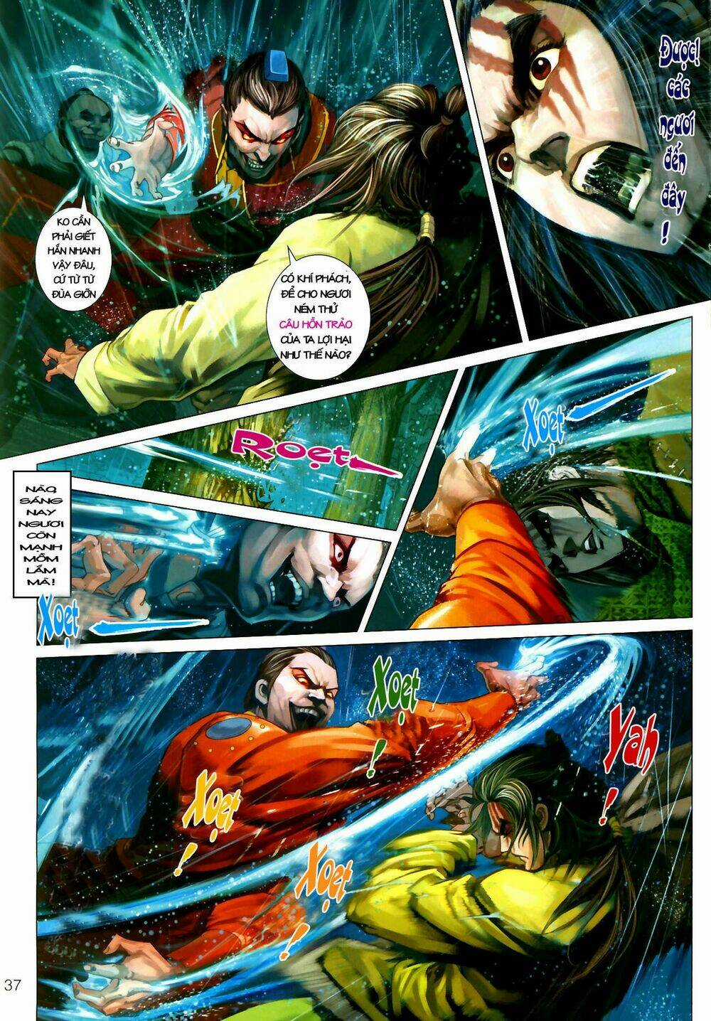 Thần Chưởng Long Kiếm Phi Chapter 1 trang 35