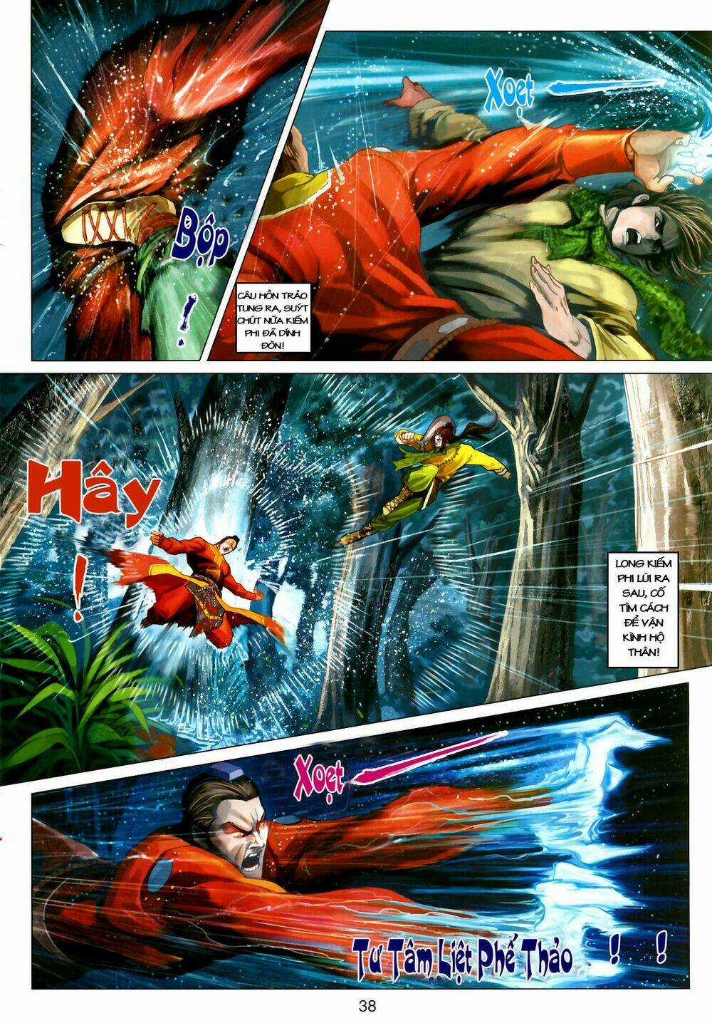 Thần Chưởng Long Kiếm Phi Chapter 1 trang 36