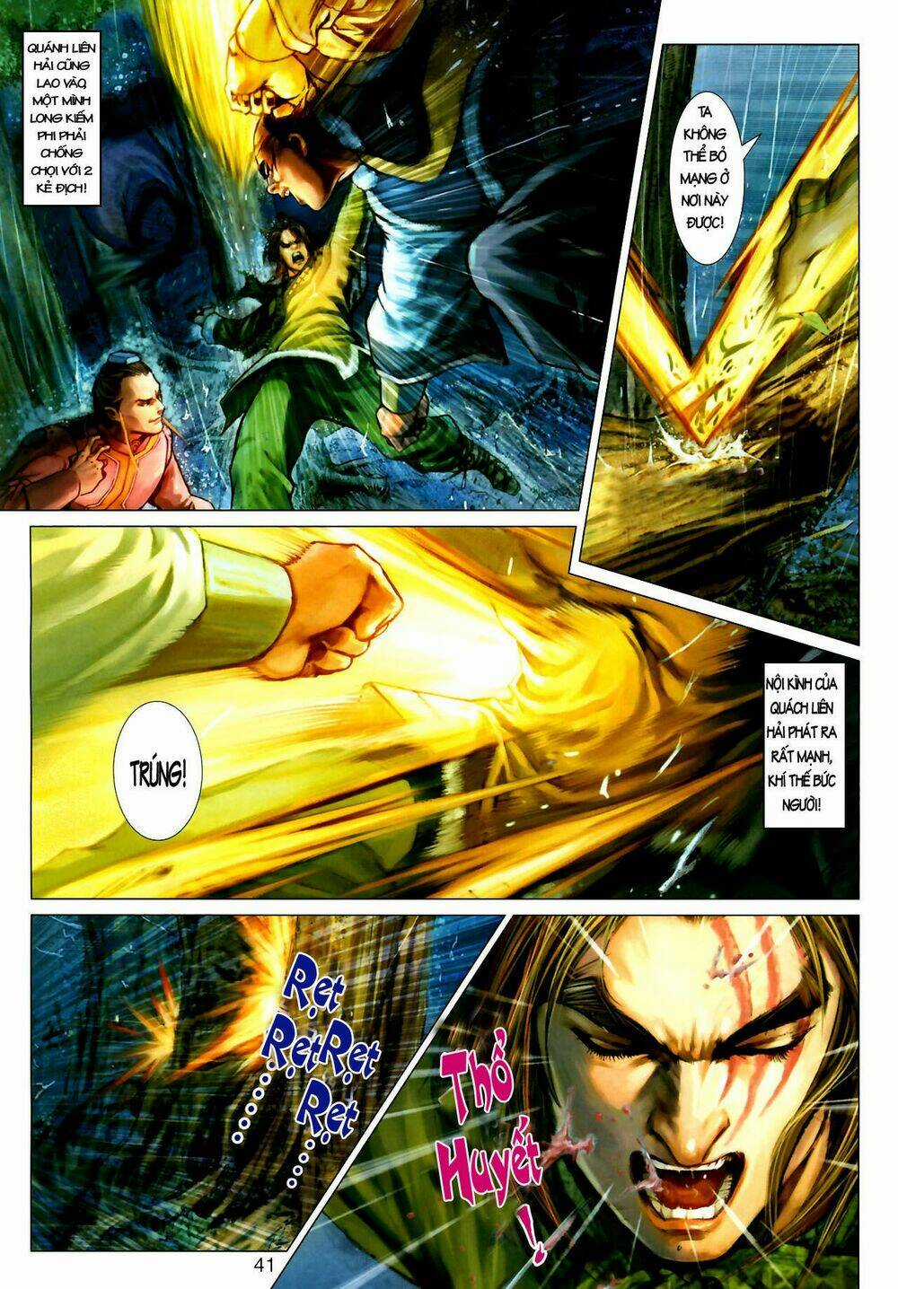 Thần Chưởng Long Kiếm Phi Chapter 1 trang 39