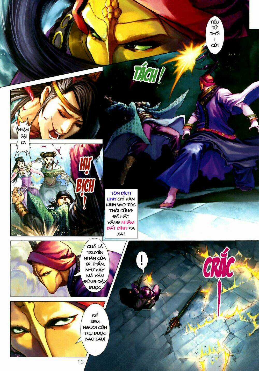 Thần Chưởng Long Kiếm Phi Chapter 10 trang 12