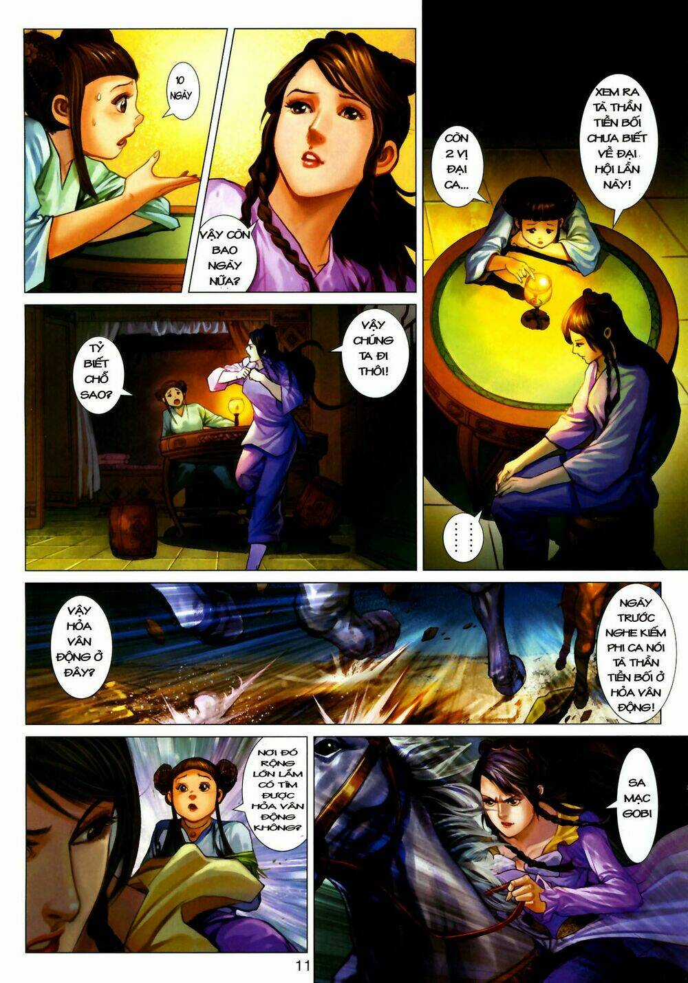 Thần Chưởng Long Kiếm Phi Chapter 11 trang 11