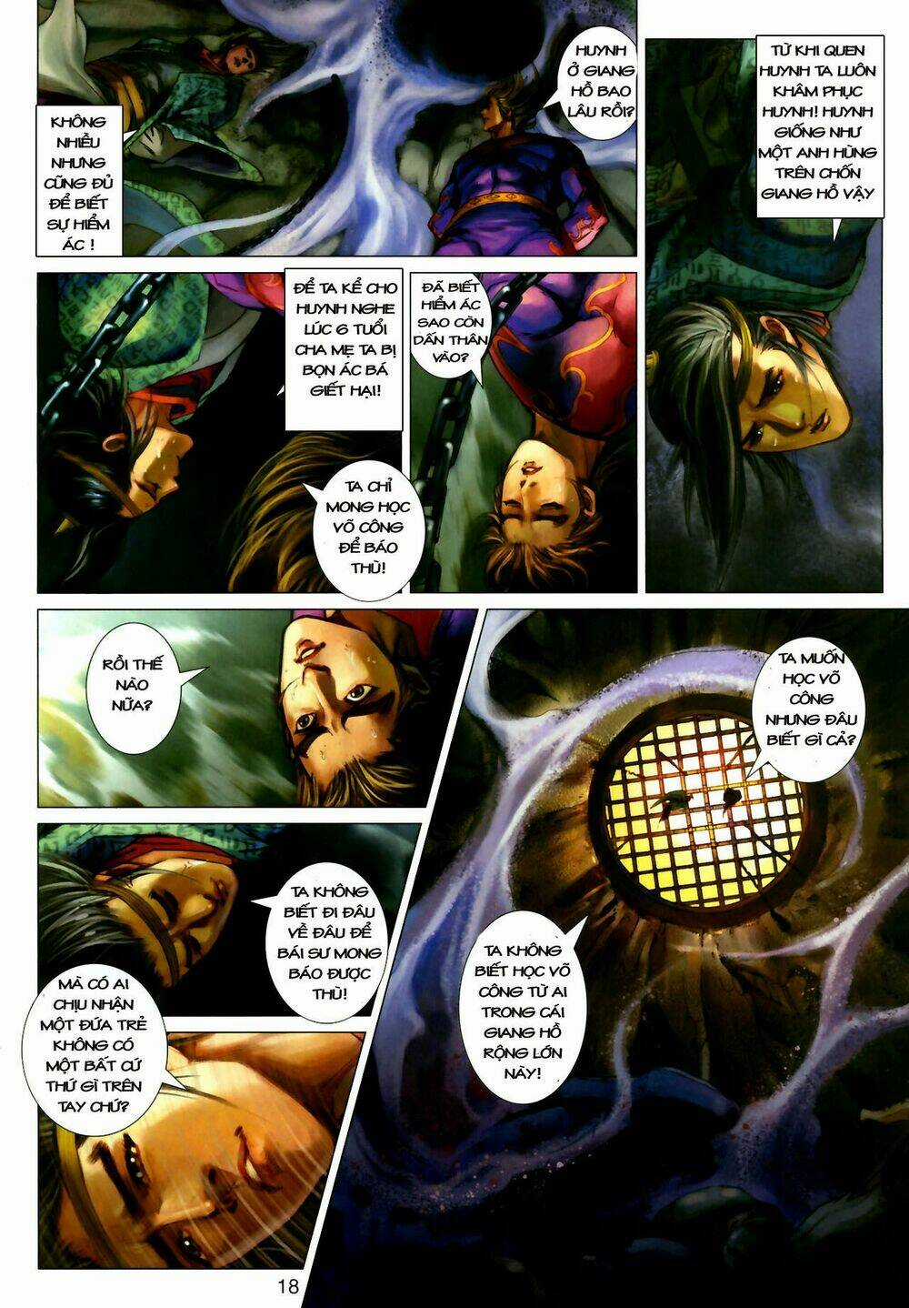 Thần Chưởng Long Kiếm Phi Chapter 11 trang 18