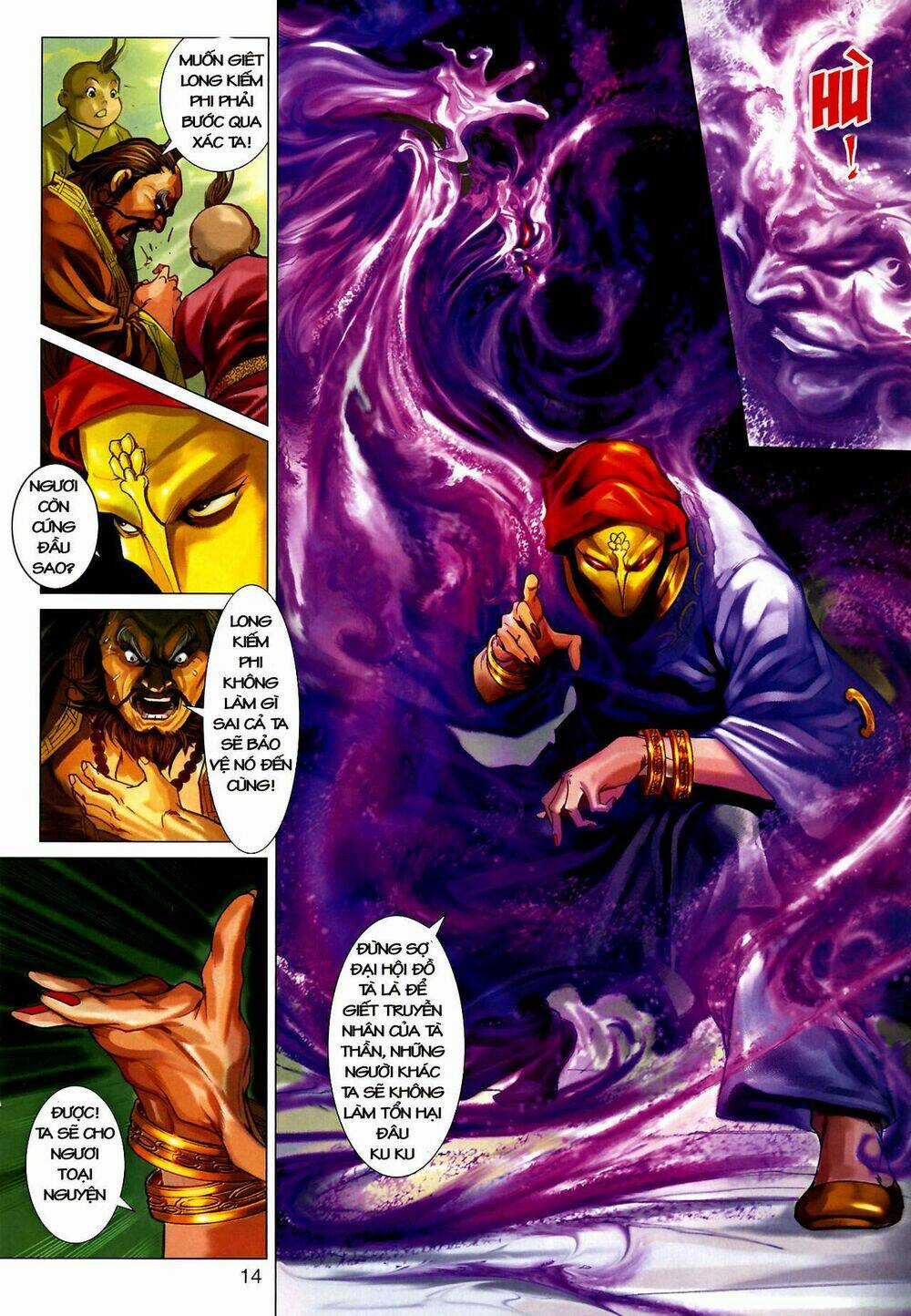 Thần Chưởng Long Kiếm Phi Chapter 13 trang 14