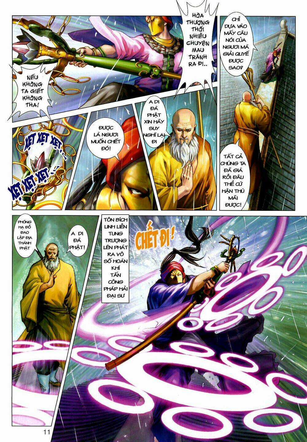 Thần Chưởng Long Kiếm Phi Chapter 15 trang 11