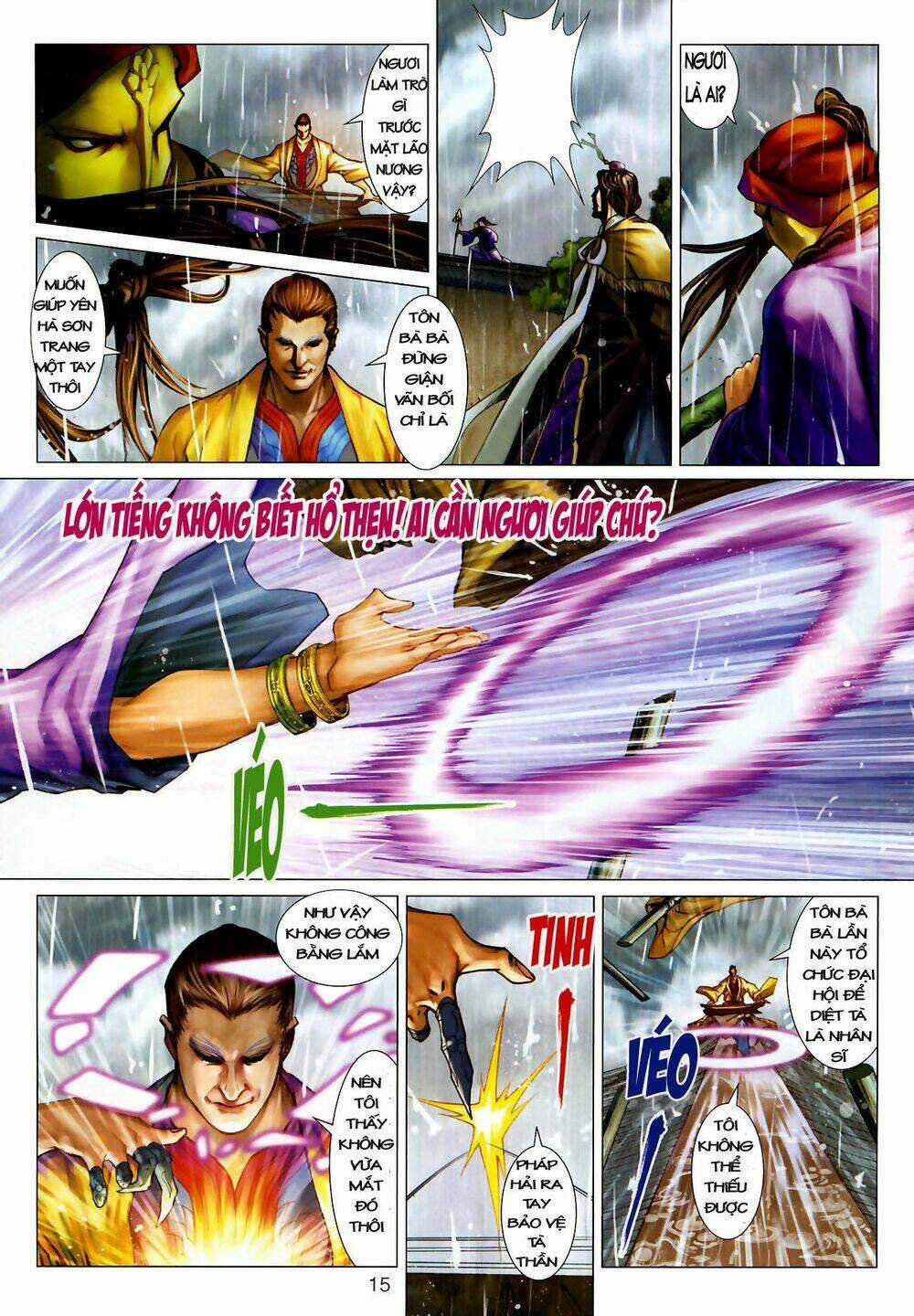 Thần Chưởng Long Kiếm Phi Chapter 15 trang 15