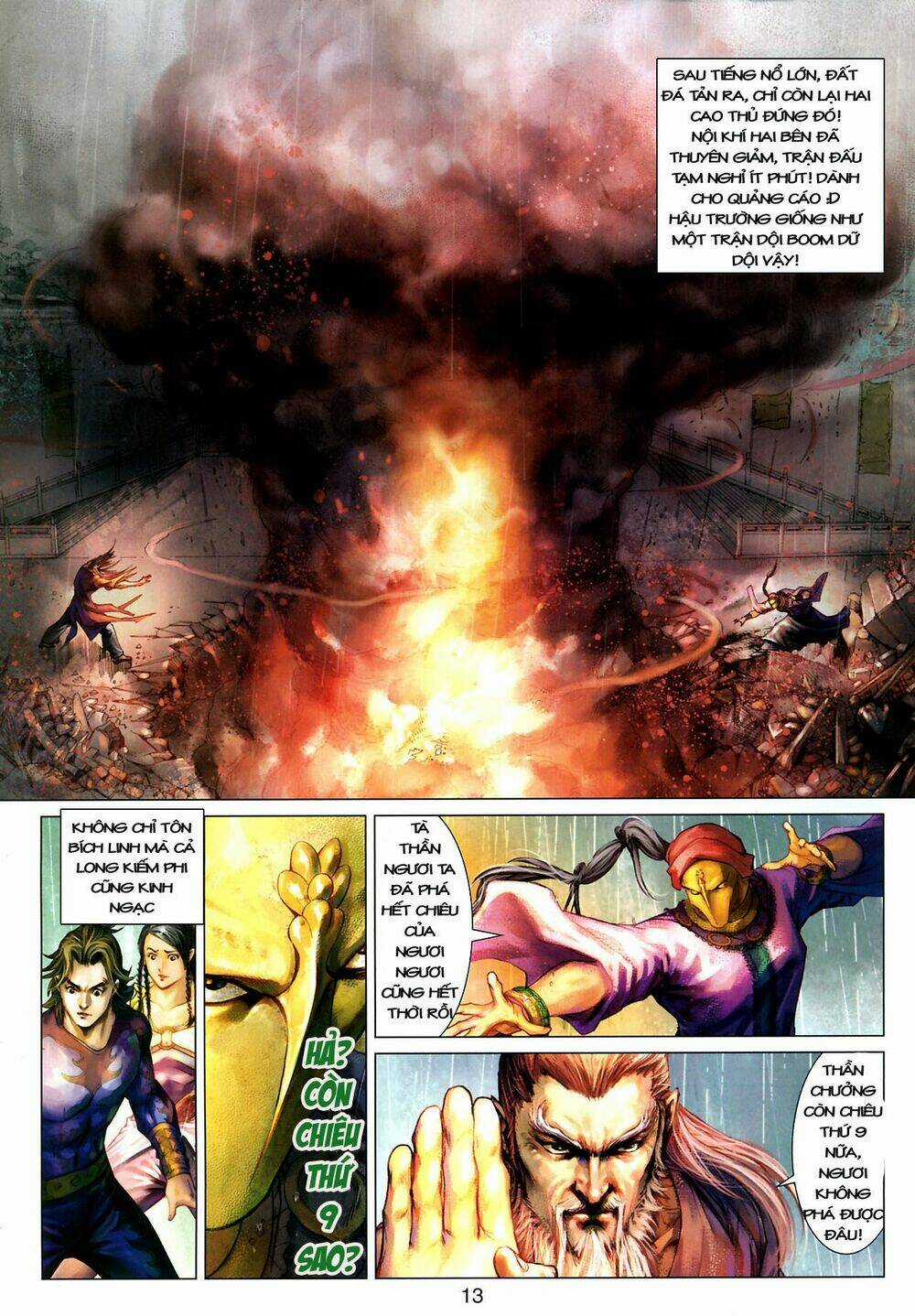 Thần Chưởng Long Kiếm Phi Chapter 16 trang 13