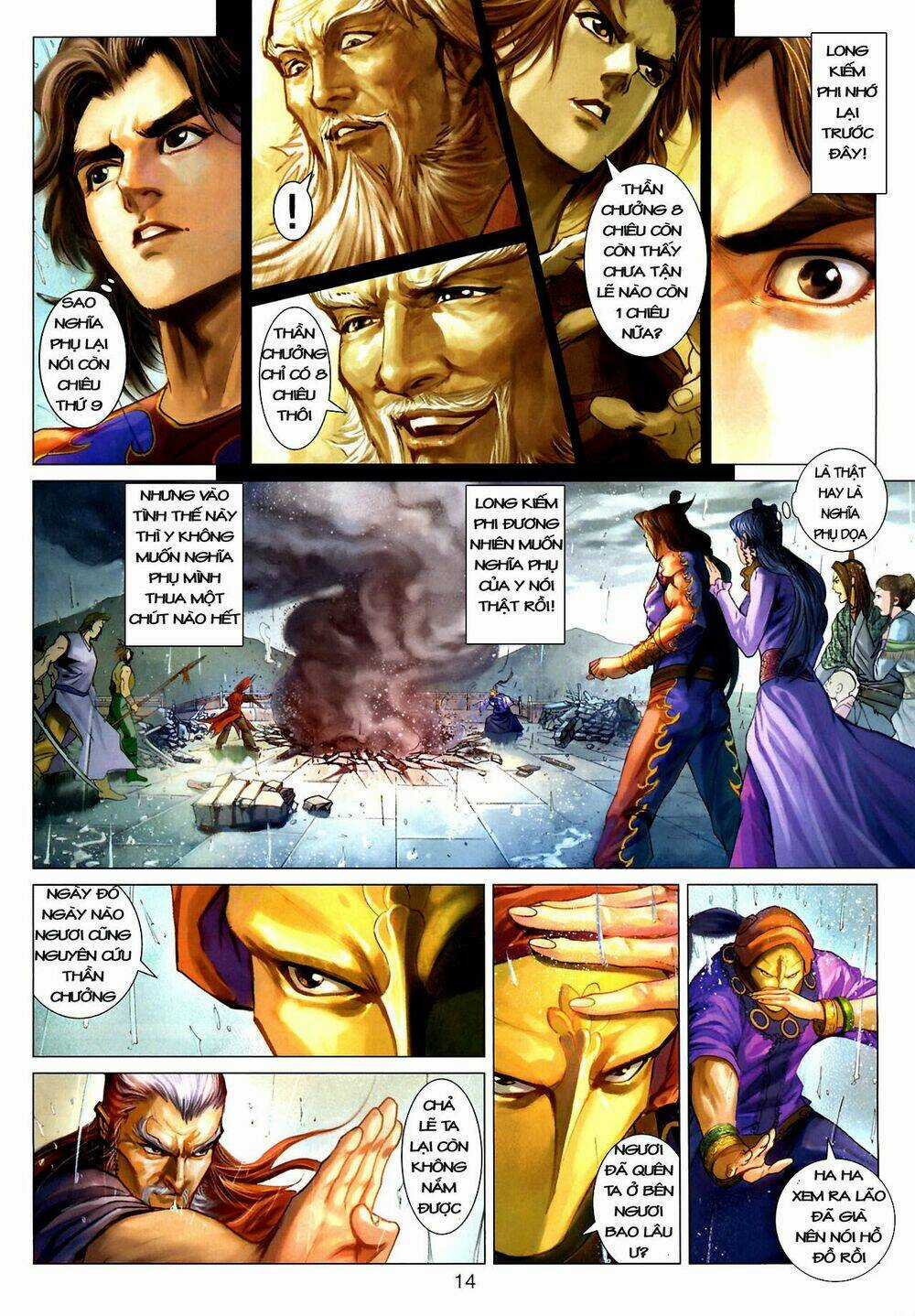 Thần Chưởng Long Kiếm Phi Chapter 16 trang 14