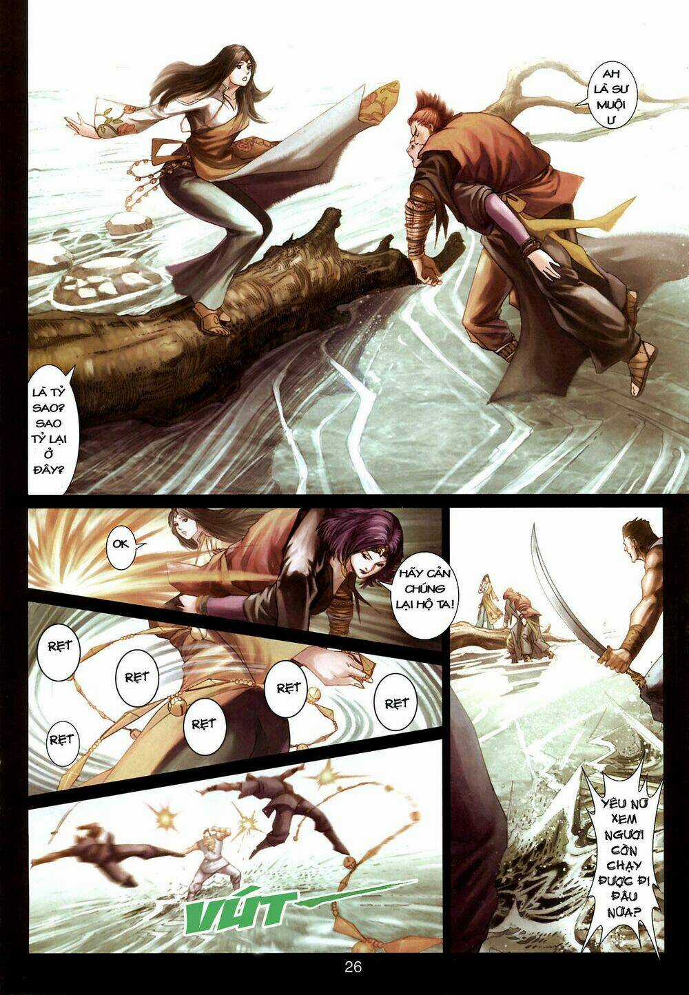 Thần Chưởng Long Kiếm Phi Chapter 17 trang 24