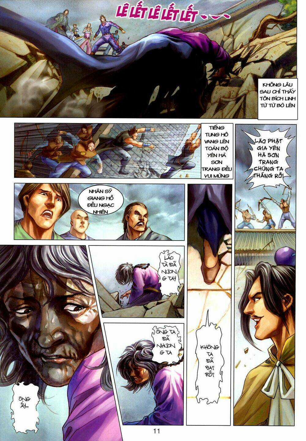 Thần Chưởng Long Kiếm Phi Chapter 18 trang 11