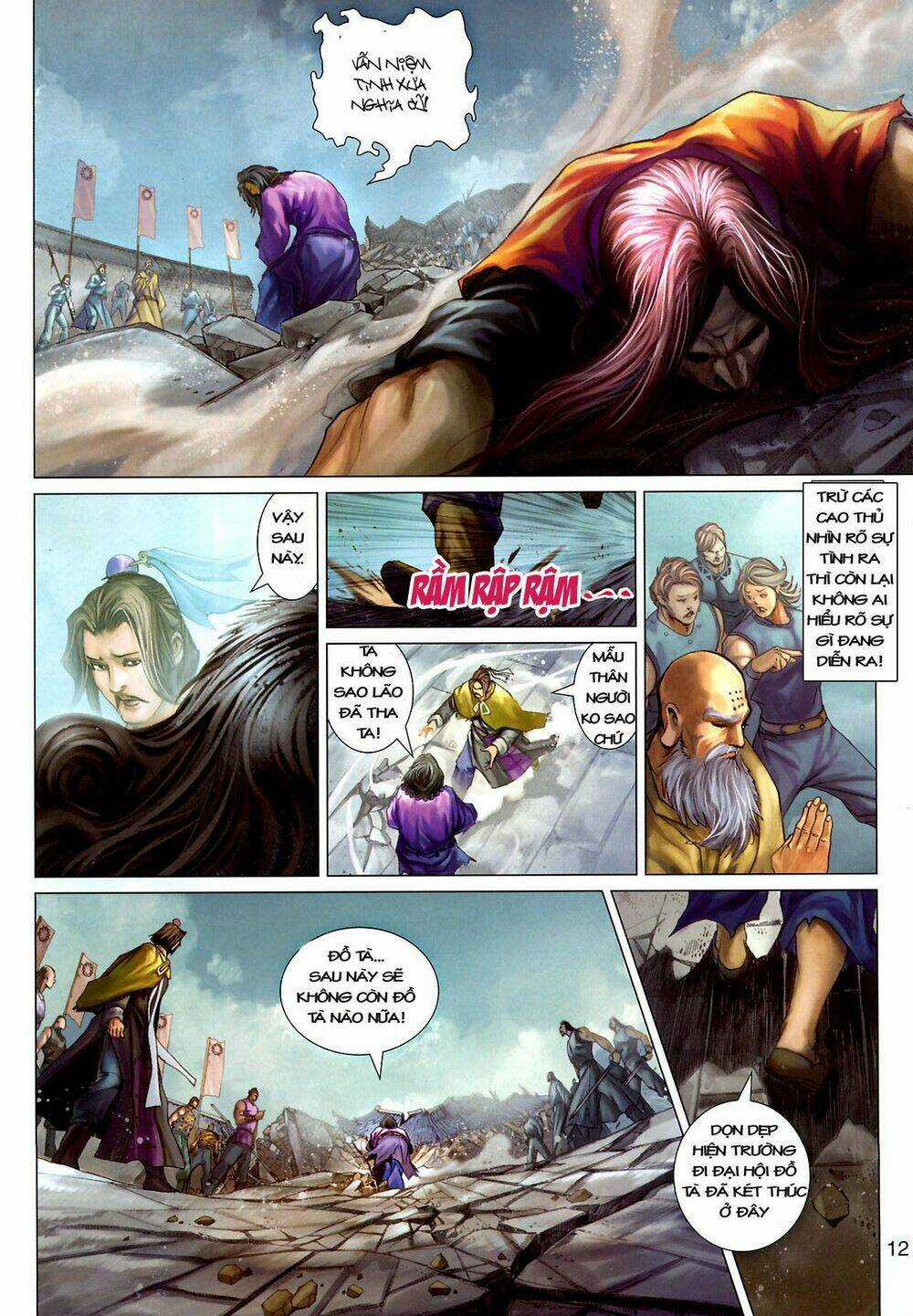 Thần Chưởng Long Kiếm Phi Chapter 18 trang 12