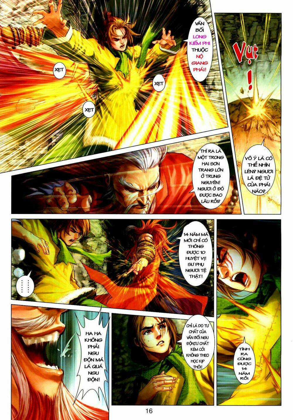 Thần Chưởng Long Kiếm Phi Chapter 2 trang 17