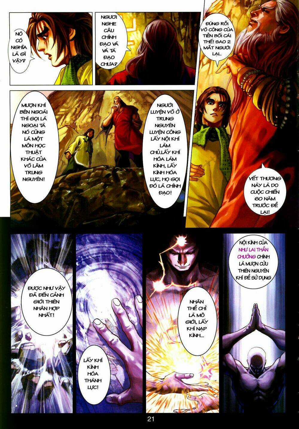 Thần Chưởng Long Kiếm Phi Chapter 2 trang 21