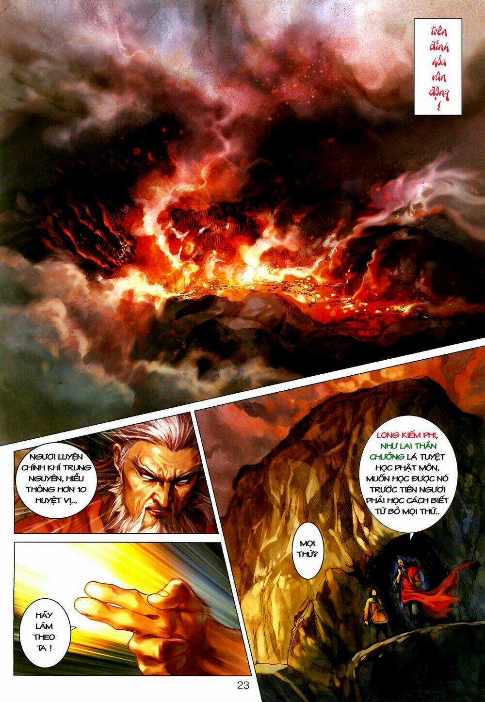 Thần Chưởng Long Kiếm Phi Chapter 2 trang 23