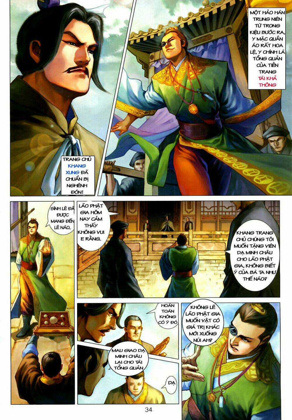 Thần Chưởng Long Kiếm Phi Chapter 2 trang 34