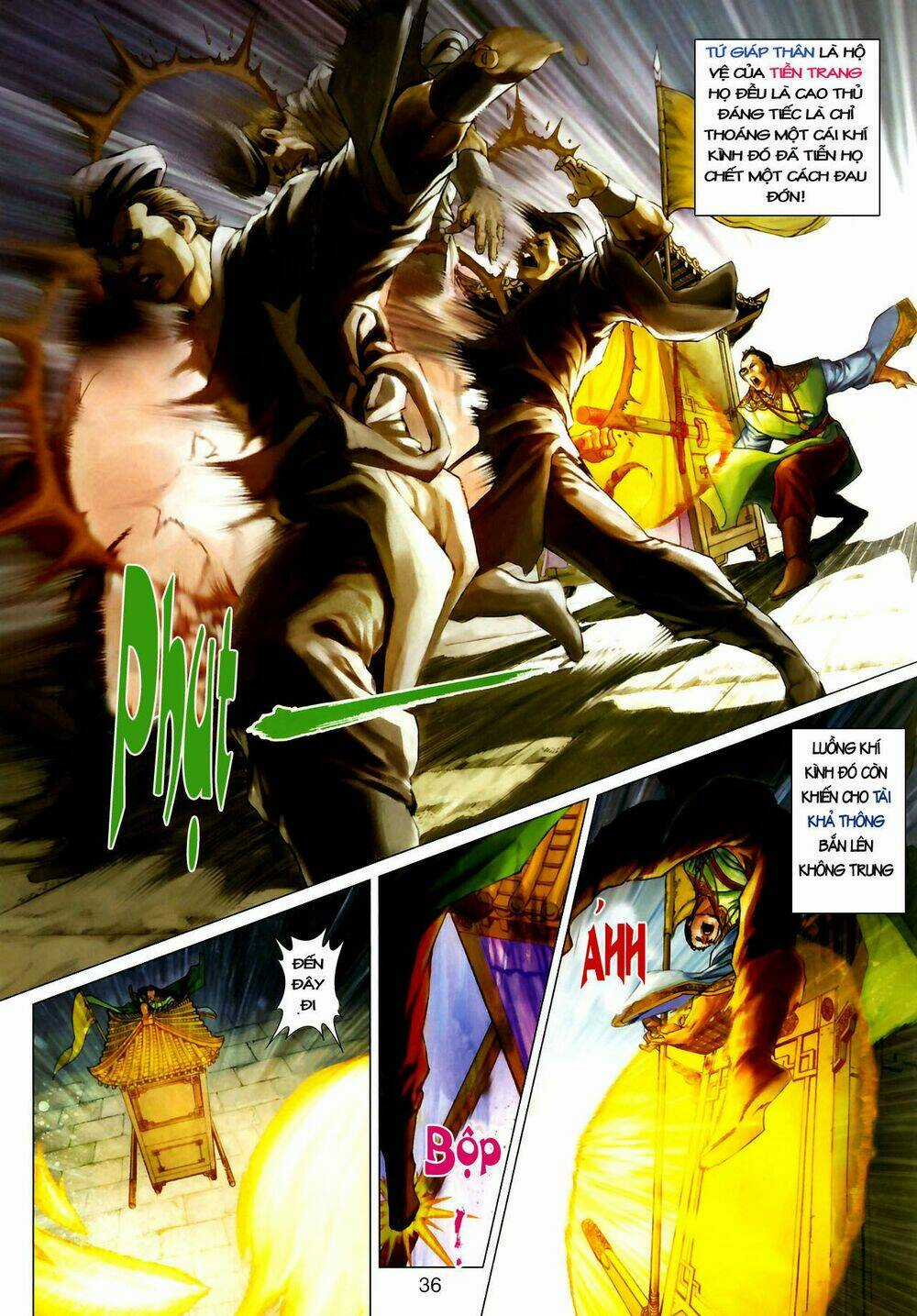 Thần Chưởng Long Kiếm Phi Chapter 2 trang 36