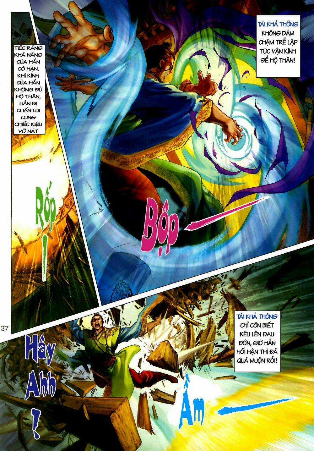 Thần Chưởng Long Kiếm Phi Chapter 2 trang 37