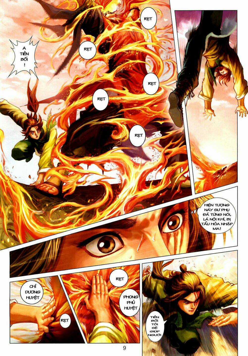Thần Chưởng Long Kiếm Phi Chapter 2 trang 8