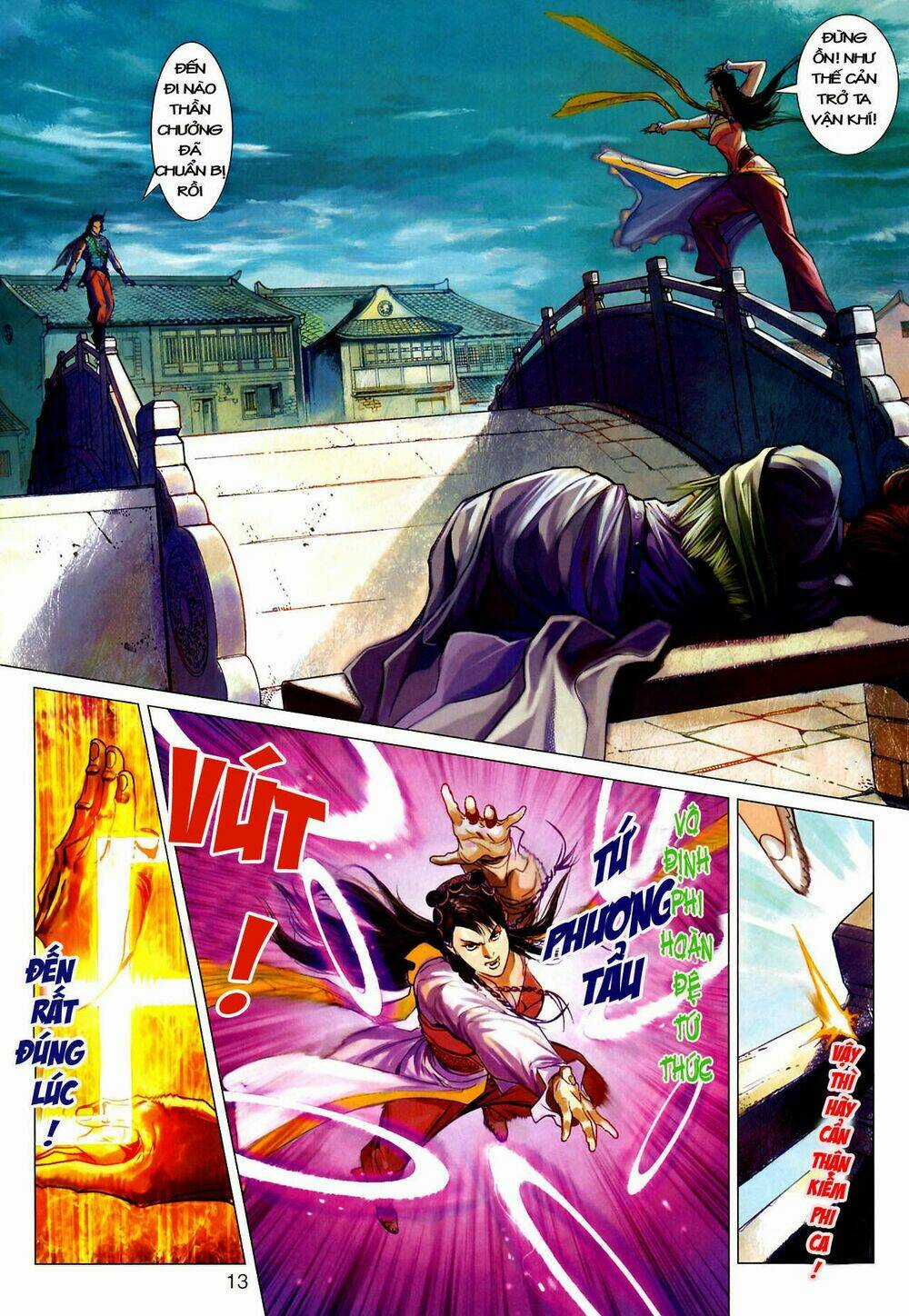 Thần Chưởng Long Kiếm Phi Chapter 21 trang 12