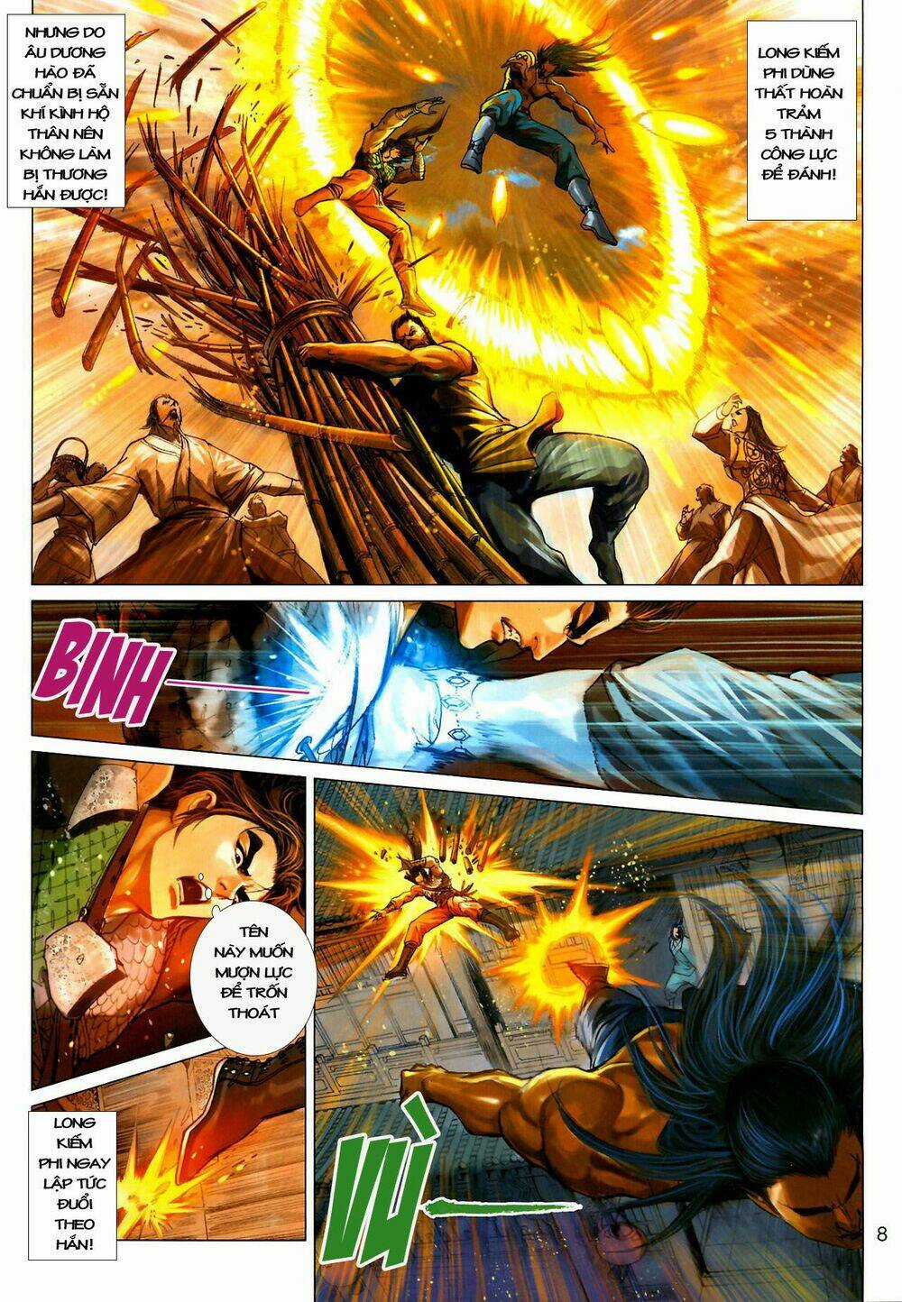 Thần Chưởng Long Kiếm Phi Chapter 28 trang 6