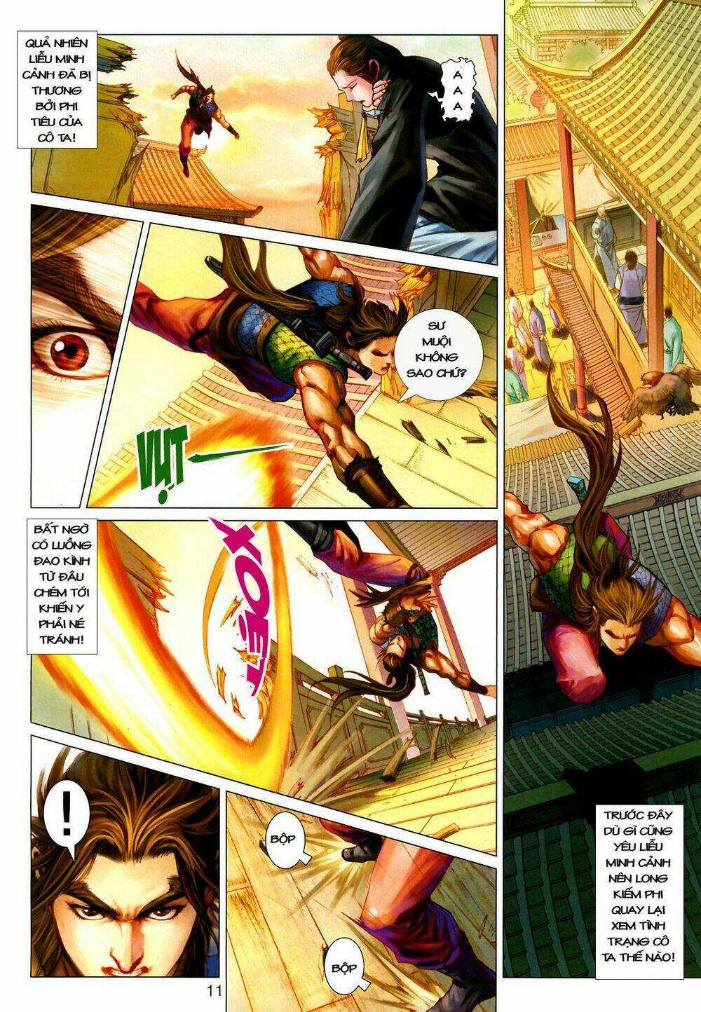 Thần Chưởng Long Kiếm Phi Chapter 28 trang 9