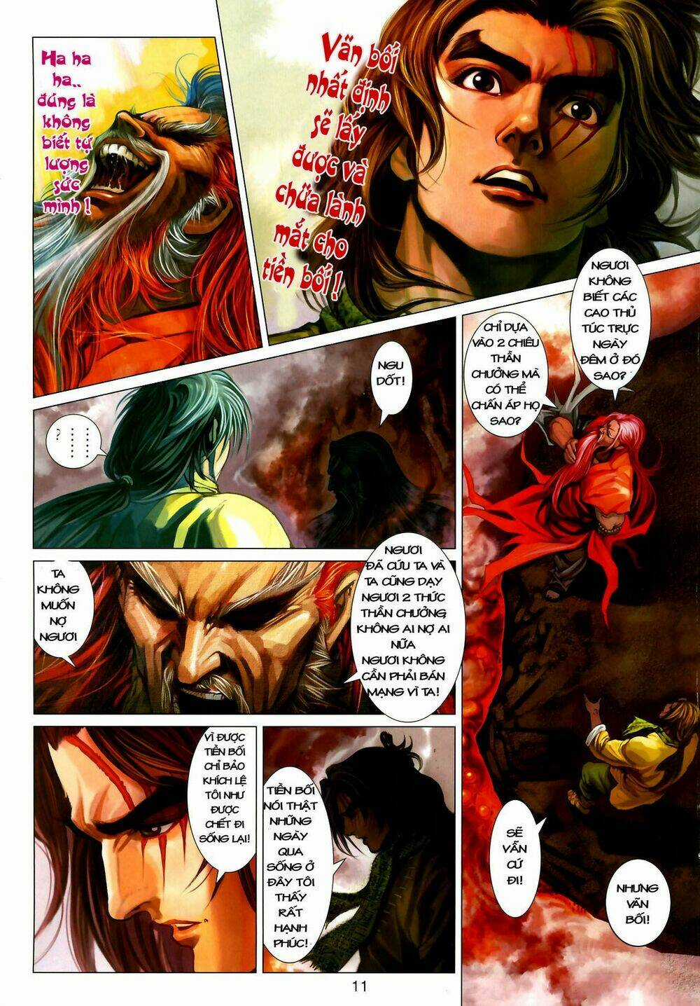 Thần Chưởng Long Kiếm Phi Chapter 3 trang 10