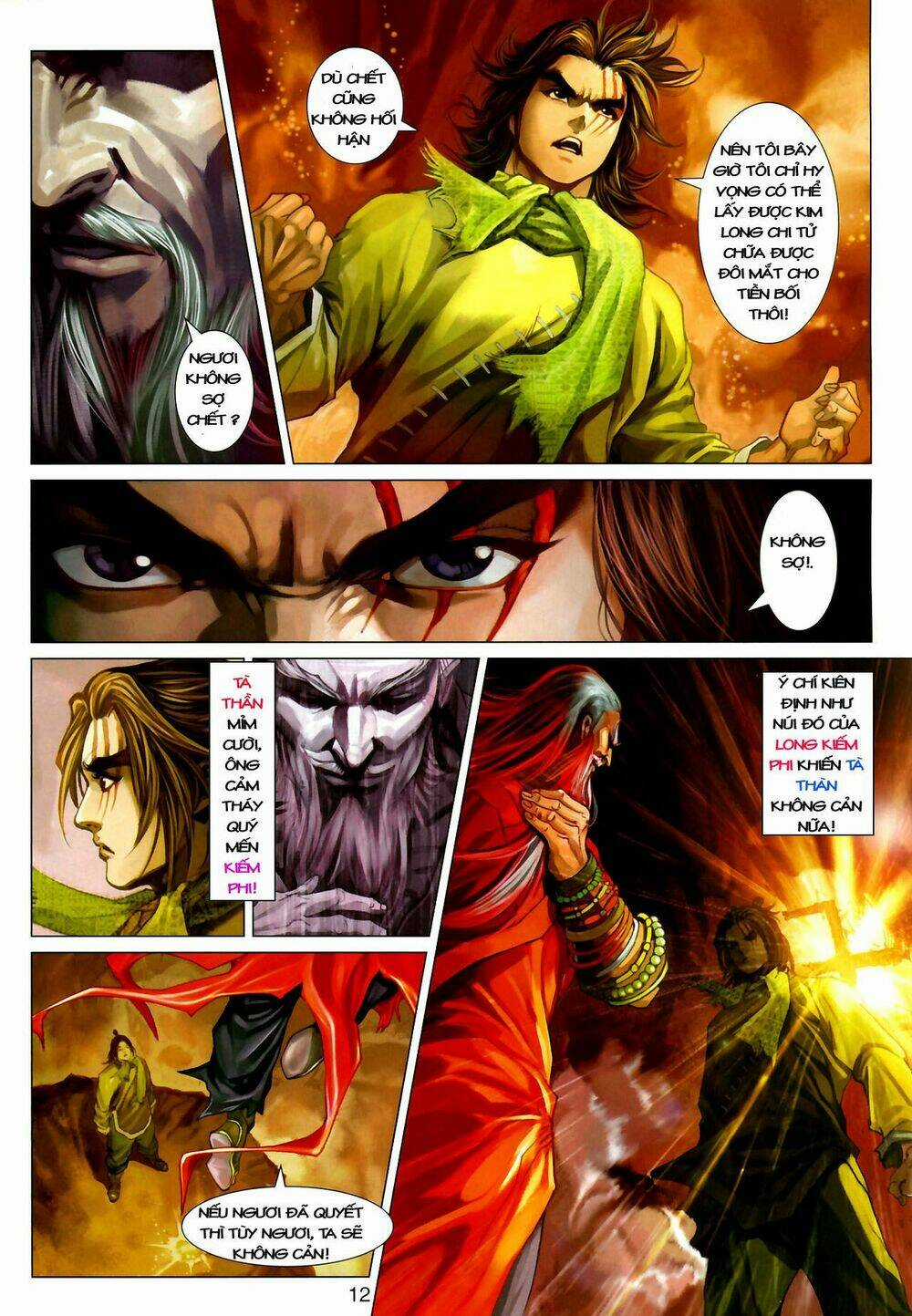 Thần Chưởng Long Kiếm Phi Chapter 3 trang 11