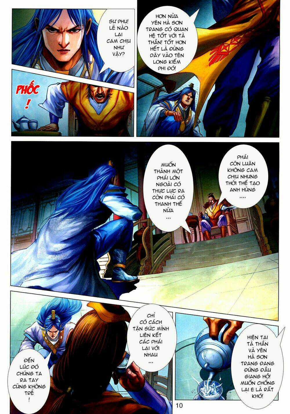 Thần Chưởng Long Kiếm Phi Chapter 30 trang 10