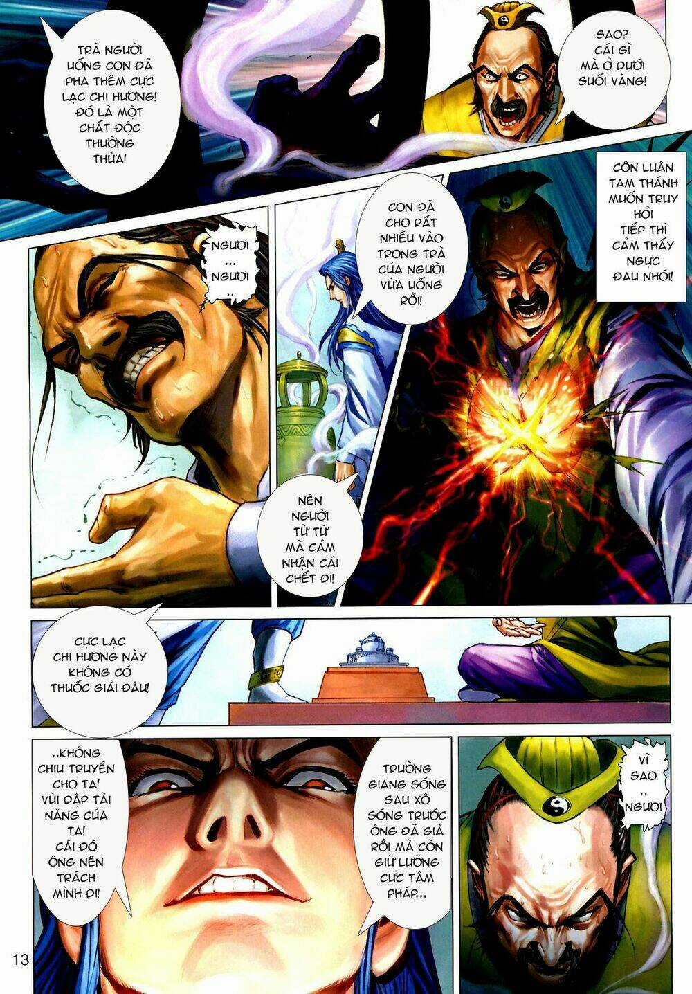 Thần Chưởng Long Kiếm Phi Chapter 30 trang 13