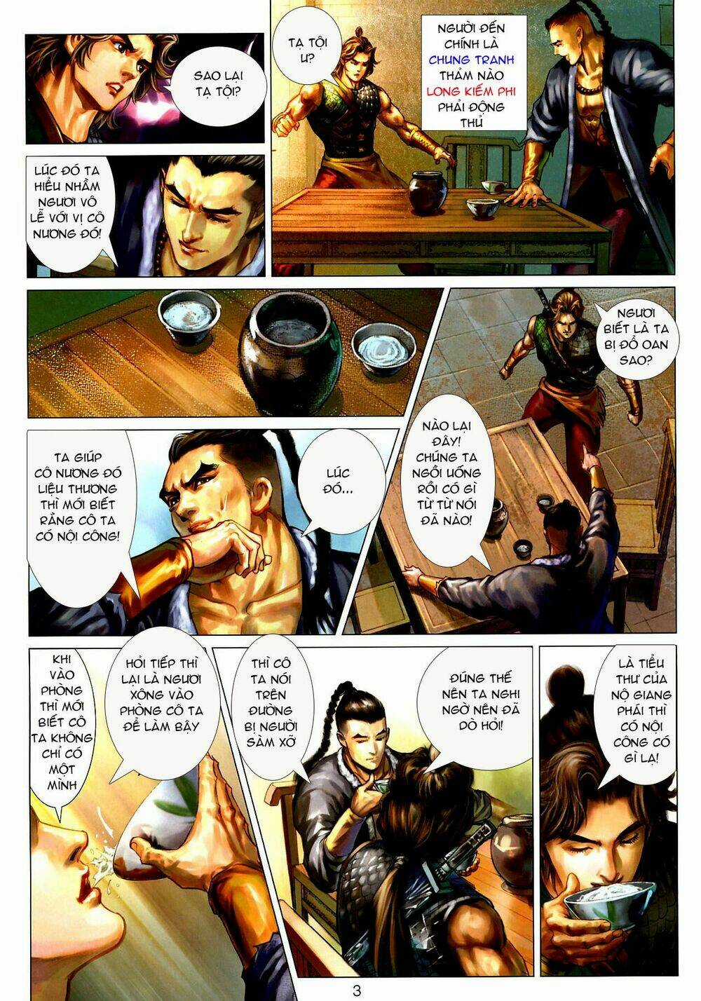 Thần Chưởng Long Kiếm Phi Chapter 30 trang 3