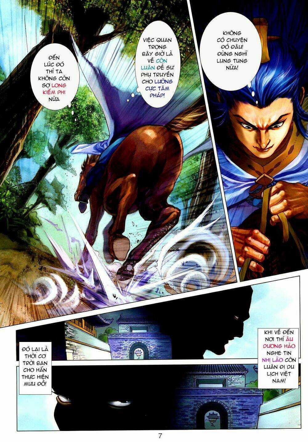 Thần Chưởng Long Kiếm Phi Chapter 30 trang 7