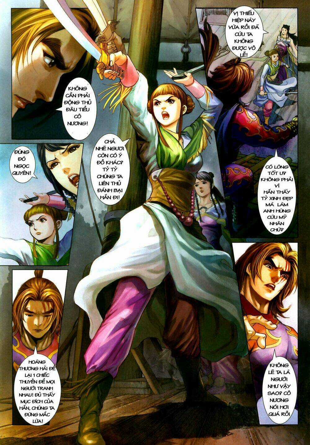 Thần Chưởng Long Kiếm Phi Chapter 4 trang 14